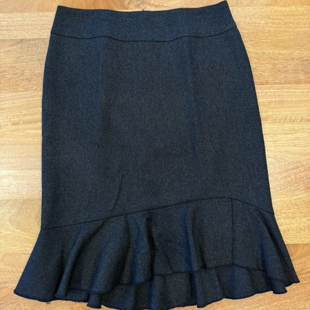 Express Dark Grey Pencil Skirt
